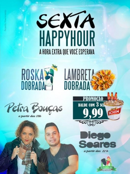 Cartaz   Recanto do Gallo - Rua 2 de julho, 20B - Casa da Lenha, Sexta-feira 27 de Fevereiro de 2015