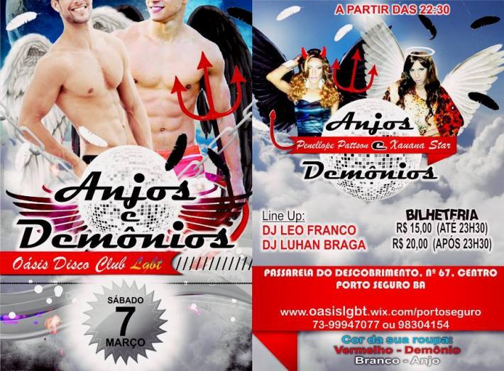 Cartaz   Oasis Disco Club - Rua Assis Chateaubriand, 67 - Centro (Passarela do Descobrimento) , Sábado 7 de Março de 2015