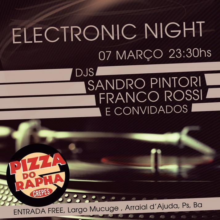 Cartaz   Pizza do Rapha - Estrada do Mucug, Sábado 7 de Março de 2015