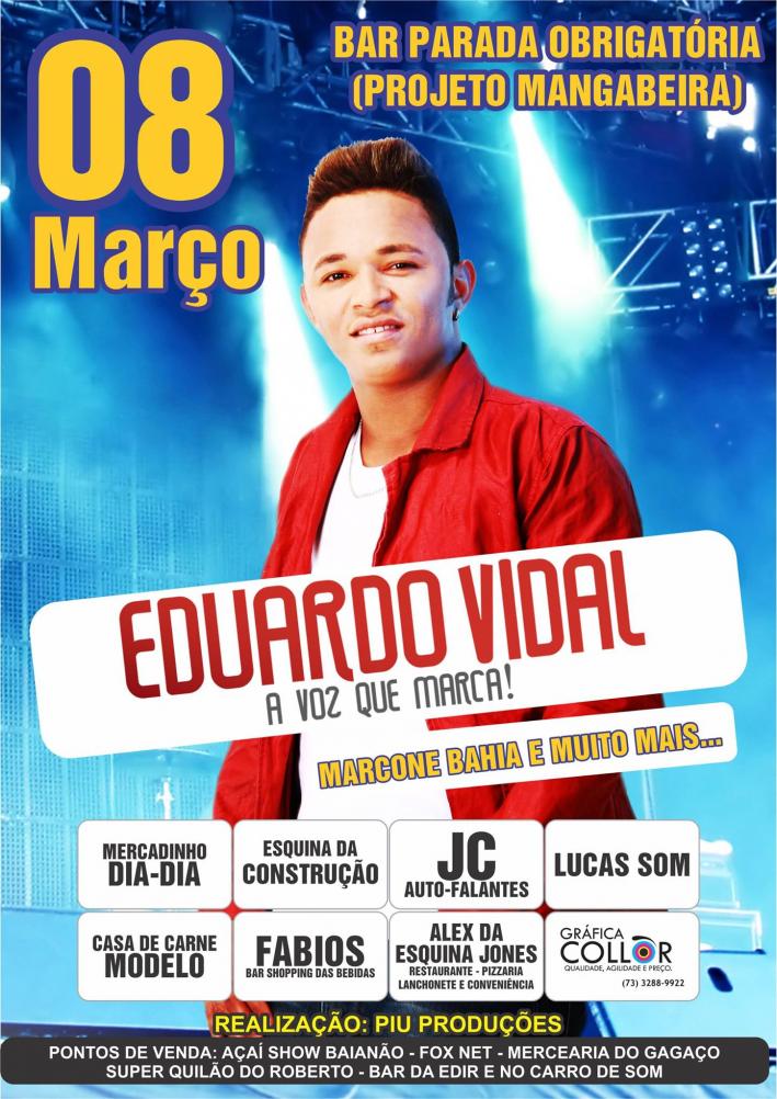 Cartaz   Bar Parada Obrigatria - Baianio, Domingo 8 de Março de 2015