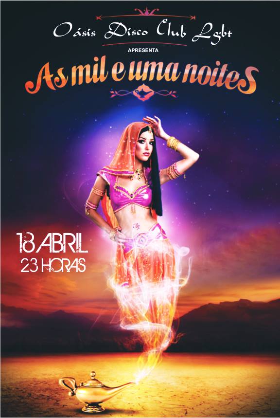 Cartaz   Oasis Disco Club - Rua Assis Chateaubriand, 67 - Centro (Passarela do Descobrimento) , Sábado 18 de Abril de 2015