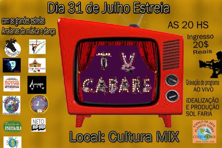 Cartaz   Espao de Arte Cultura Mix - Rua do Coqueiro 831, Bairro So Francisco, Sexta-feira 31 de Julho de 2015