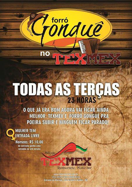 Cartaz  - Milloca TexMex Music Bar - Rua du Mucug, 250, Terça-feira 7 de Abril de 2015