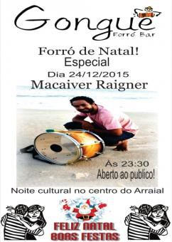 panfleto Forr de Natal - Macaiver Raigner