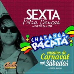 panfleto Ensaios de Carnaval da Charanga Pacat