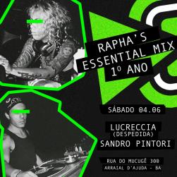 panfleto Lucreccia (despedida) e Sandro Pintori