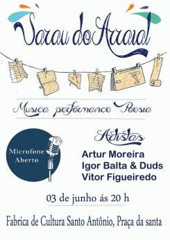 panfleto Sarau do Arraial