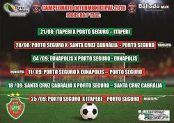 panfleto Campeonato Intermunicipal de Futebol: Porto Seguro x Itabepi