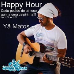 panfleto Happy Hour com Y Matos