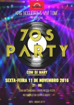 panfleto 70's Party