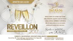 panfleto Reveillon Dourado 2017