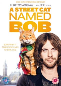 panfleto 'Um Gato de Rua Chamado Bob'