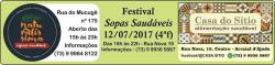 panfleto Festival Sopas Saudveis