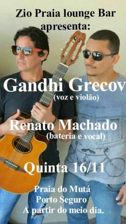 panfleto Gandhi Grecov + Renato Machado