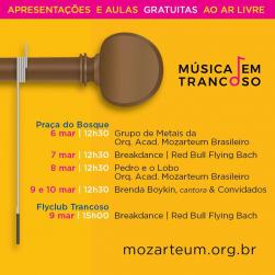 panfleto Pedro e o Lobo - Orquestra Acadmica Mozarteum Brasileiro