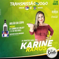 panfleto Forr do Gallo 2018 - Brasil x Srvia
