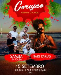 panfleto Samba InCasa + Nari Farias