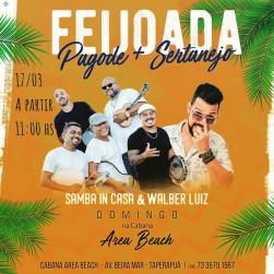 panfleto Samba InCasa + Walber Luiz