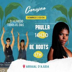panfleto  Paulla Oliveira + DJs Be Boots