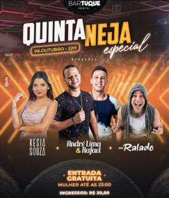 panfleto Quintaneja - Kesia Sousa + Andr Lima e Rafael