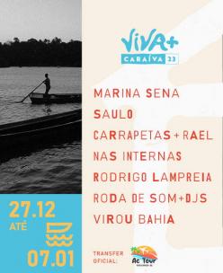 panfleto Viva+ Carava 2023 - Marina Sena