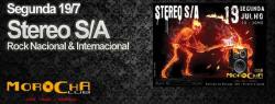 panfleto Banda Stereo S/A