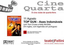 panfleto Cine Quarta - Top Gun