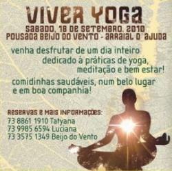 panfleto Viver Yoga