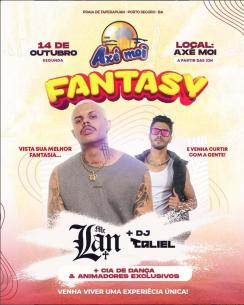 panfleto Festa Fantasy - MC Lan + Dj Calien