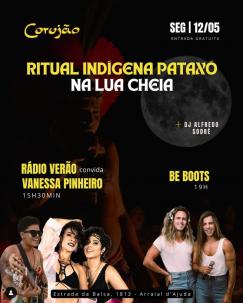 panfleto Ritual da Lua cheia + Radio Vero + Vanessa Pinheiro + Be Boots