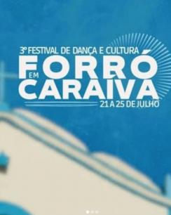 panfleto 3 Festival de Dana e Cultura Forr em Carava