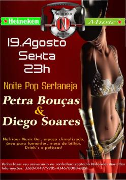 panfleto Noite Pop Sertaneja