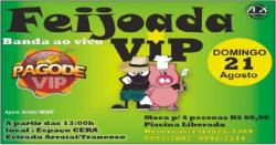 panfleto Feijoada VIP