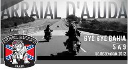 panfleto BYE BYE Bahia - Rebel Bikers