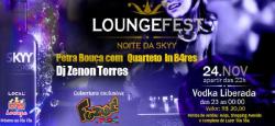 panfleto Loungefest Noite da SKYY 