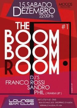 panfleto Boom Boom the Room