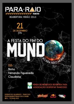 panfleto A Festa do Fim do Mundo