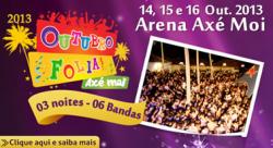 panfleto Outubro Folia 2013 - Chiclete, Tomate, Ivete Sangalo