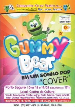 panfleto 'Gummy Bear - Em um Sonho Pop'