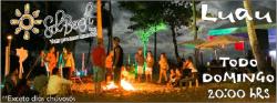 panfleto Luau Sol Beach