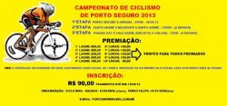 panfleto 1 etapa do Campeonato de Ciclismo de Porto Seguro 2013