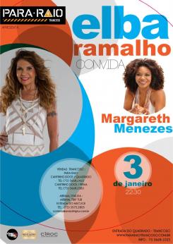 panfleto Elba convida Margareth Menezes