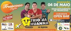 panfleto Trancoso Light com Trio da Huanna