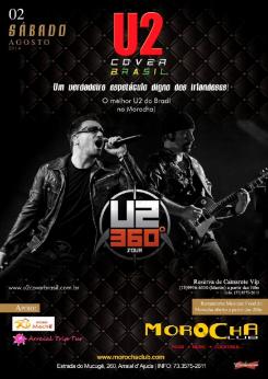 panfleto U2 Cover Brasil