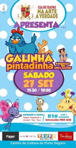 panfleto Galinha Pintadinha