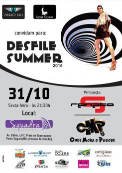 panfleto Desfile Summer 2015