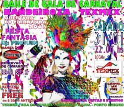 panfleto Baile de Gala de Carnaval