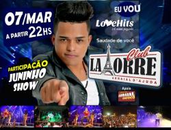 panfleto Love Hits & Juninho Show
