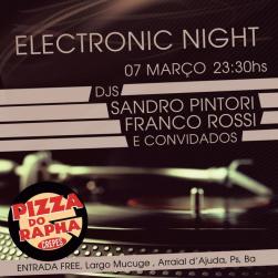 panfleto Electronic Night