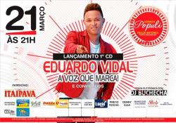 panfleto Lanamento 1 CD Eduardo Vidal